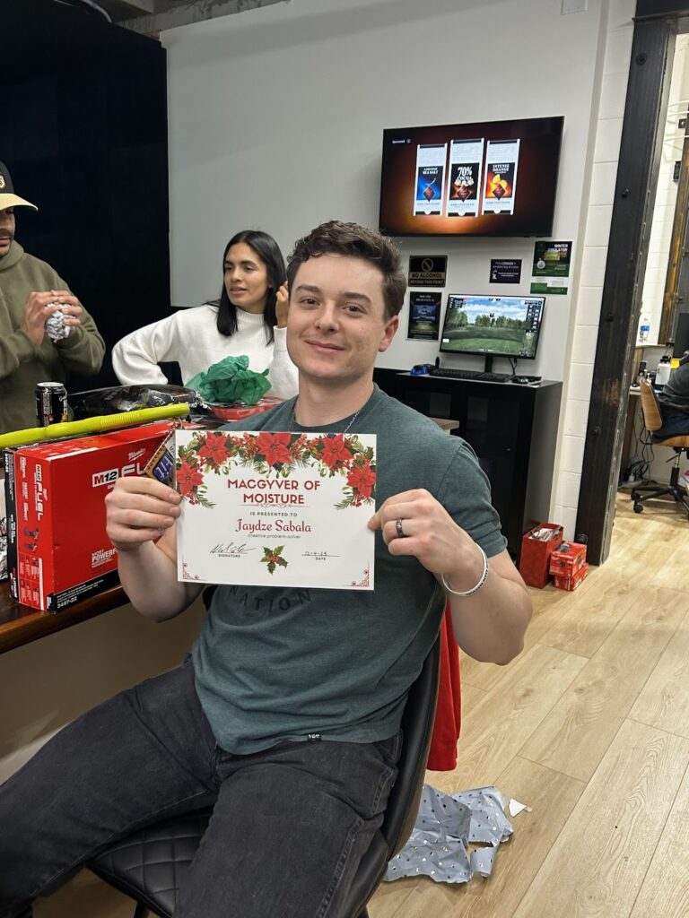 A&N Plumbing & More team members gathered during a holiday event in Wenatchee.