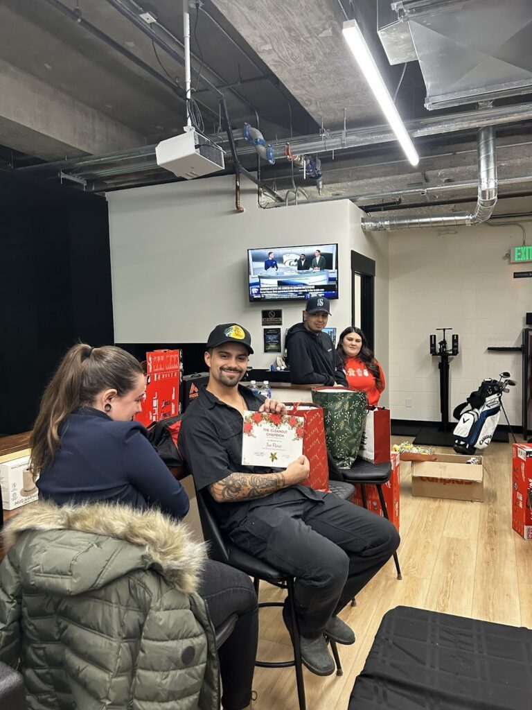 A&N Plumbing & More team at a holiday gathering in Wenatchee event space, sharing holiday plumbing tips for local homeowners.