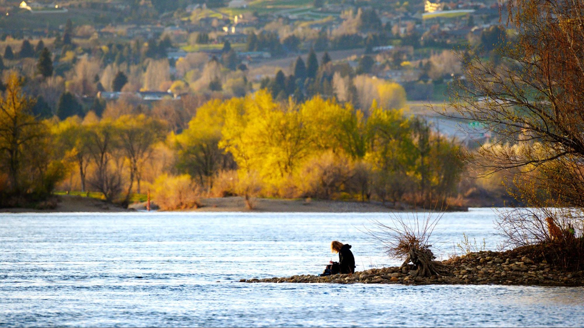 The Columbia River flows past East Wenatchee, WA, home of A&N Plumbing's water heater services